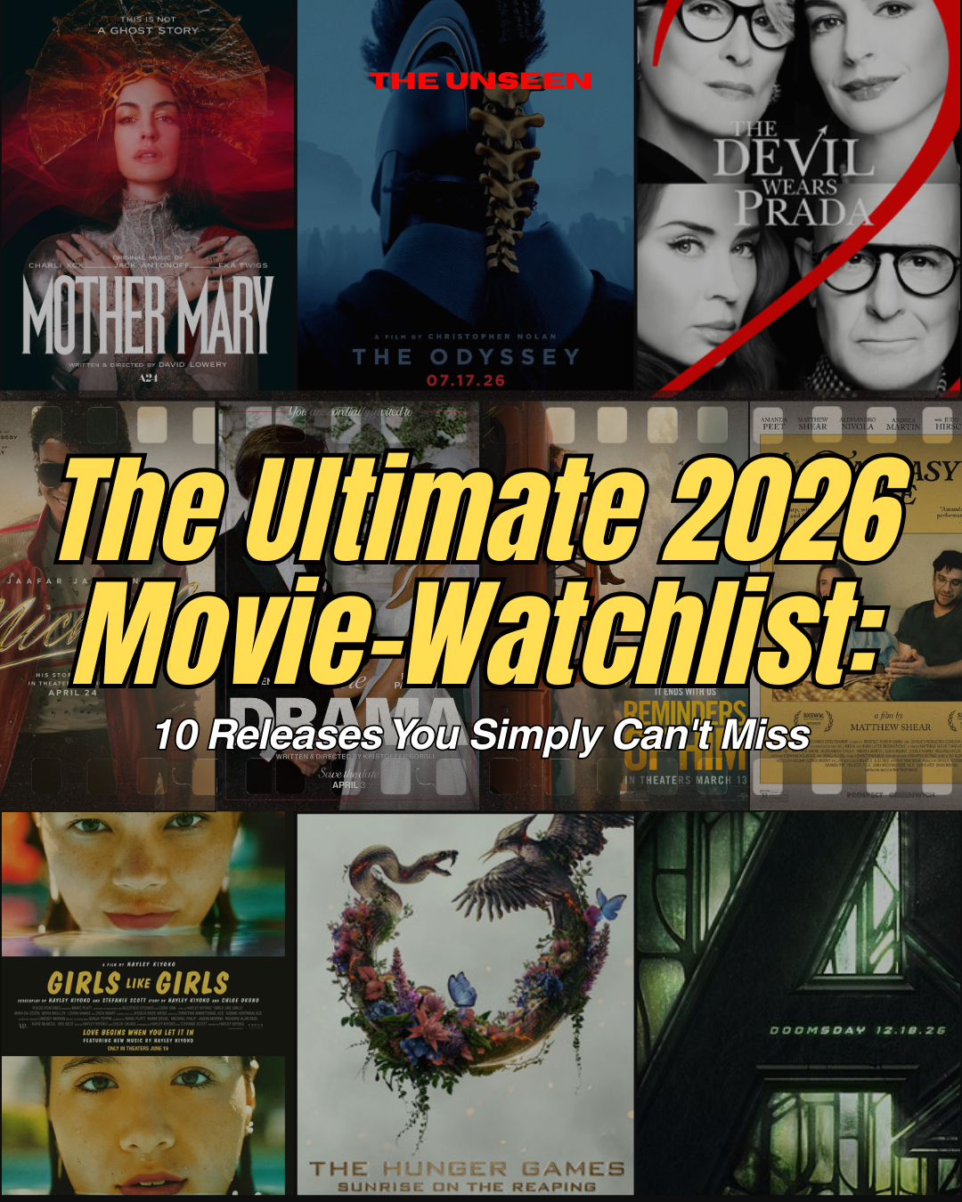 The Ultimate 2026 Movie-Watchlist: 10 Releases You Can't Miss | THE UNSEEN Mag